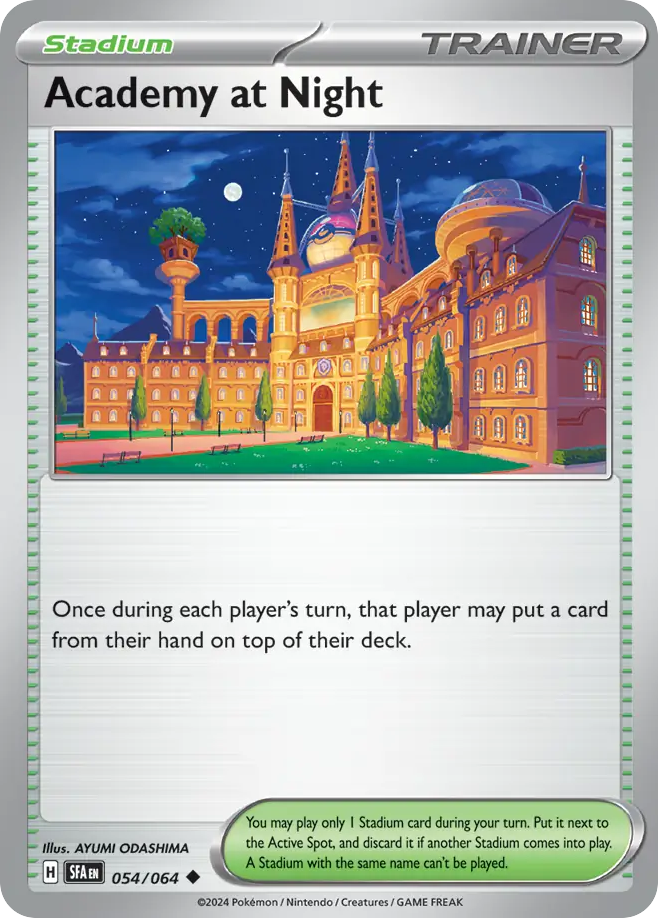 Shrouded Fable Academy at Night #54/64